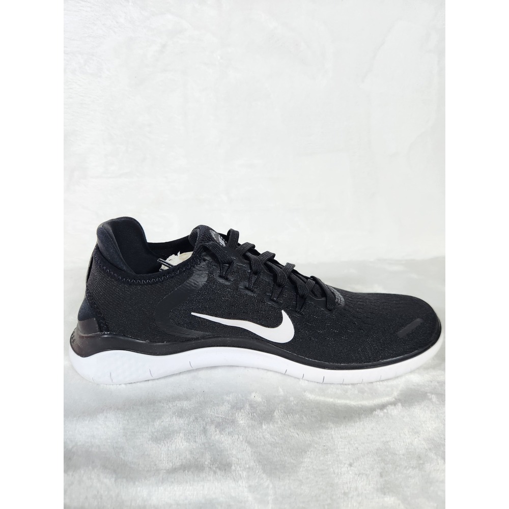 Nike Free RN 2018 Running Shoes Black White Mens Size 7 Womens 8.5 US 942836 001 - Picture 2 of 10